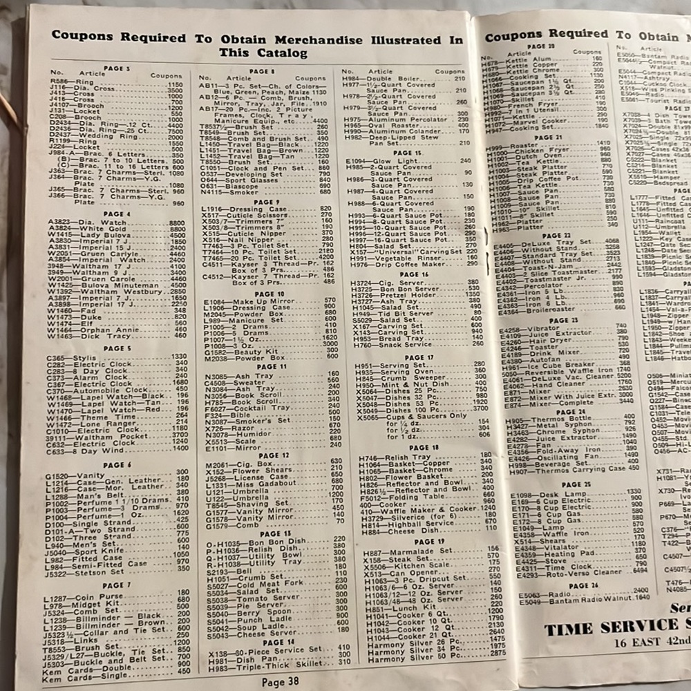 1939 Time Gas Service Station Coupons Booklet - Picture 13 of 14